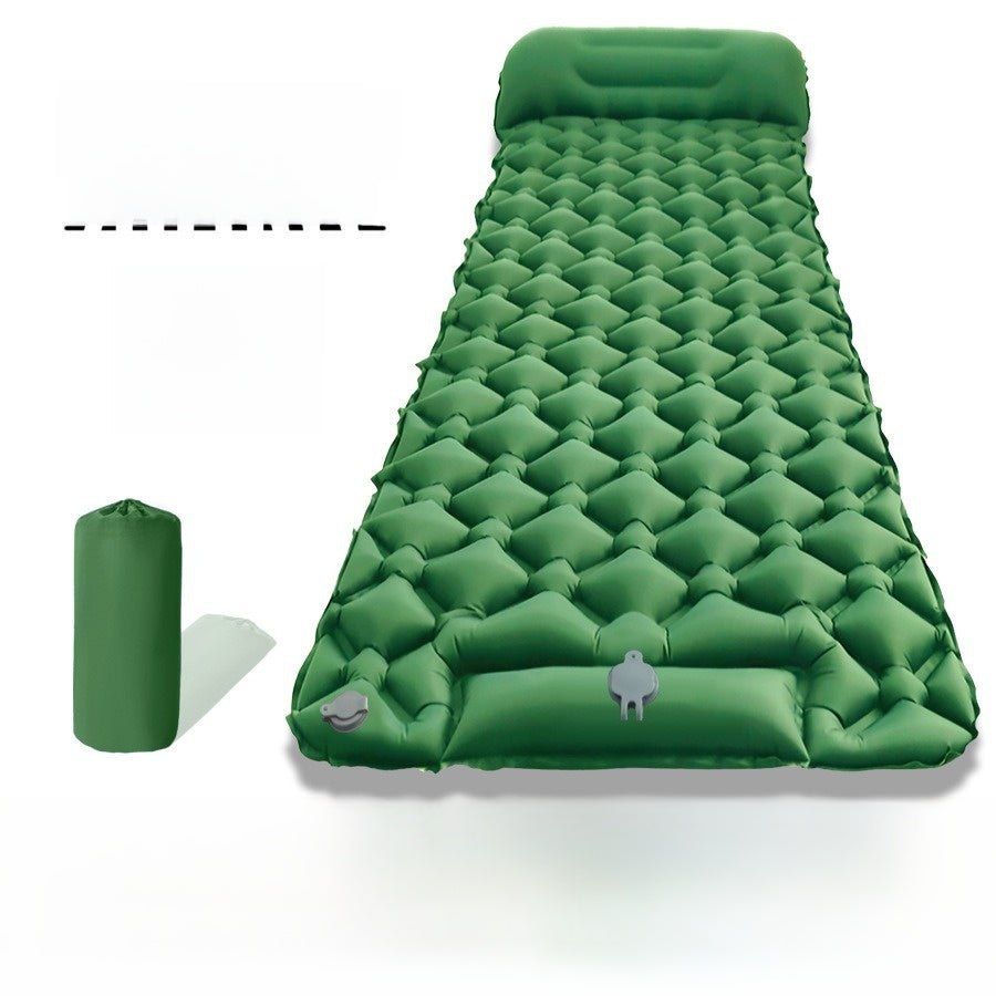 Inflatable Foot Pump Camping Sleeping Mat