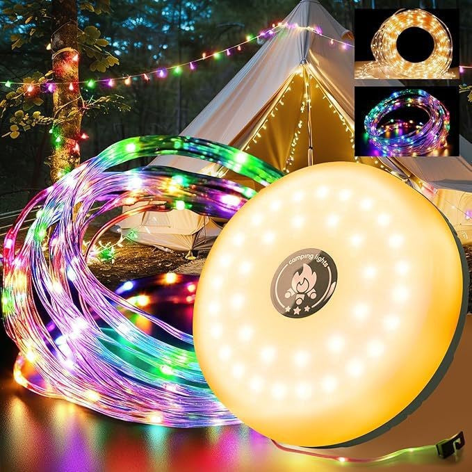 Retractable LED Camping Light Strip