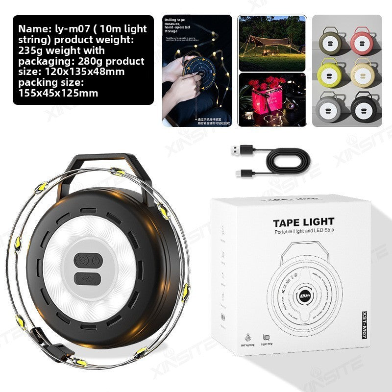 Retractable LED Camping Light Strip