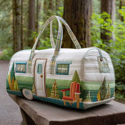 Quilted Printed Travel Yoga Handbag