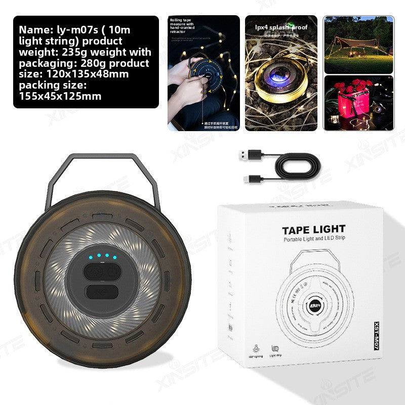Retractable LED Camping Light Strip