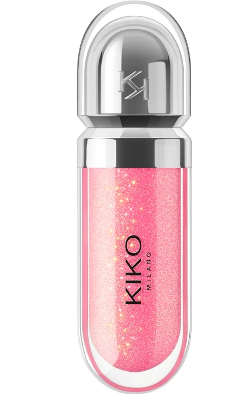 KIKO Milano 3D Hydra Lip Gloss – High Shine, Hydrating, Plumping, Non-Sticky, Moisturizing Lip Makeup