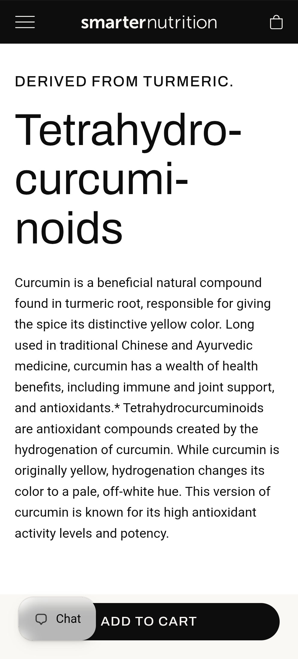 SMARTER NUTRITION Curcumin Softgels - Vegan High Absorption 400 mg Turmeric Supplement + Black Seed Oil & Ginger