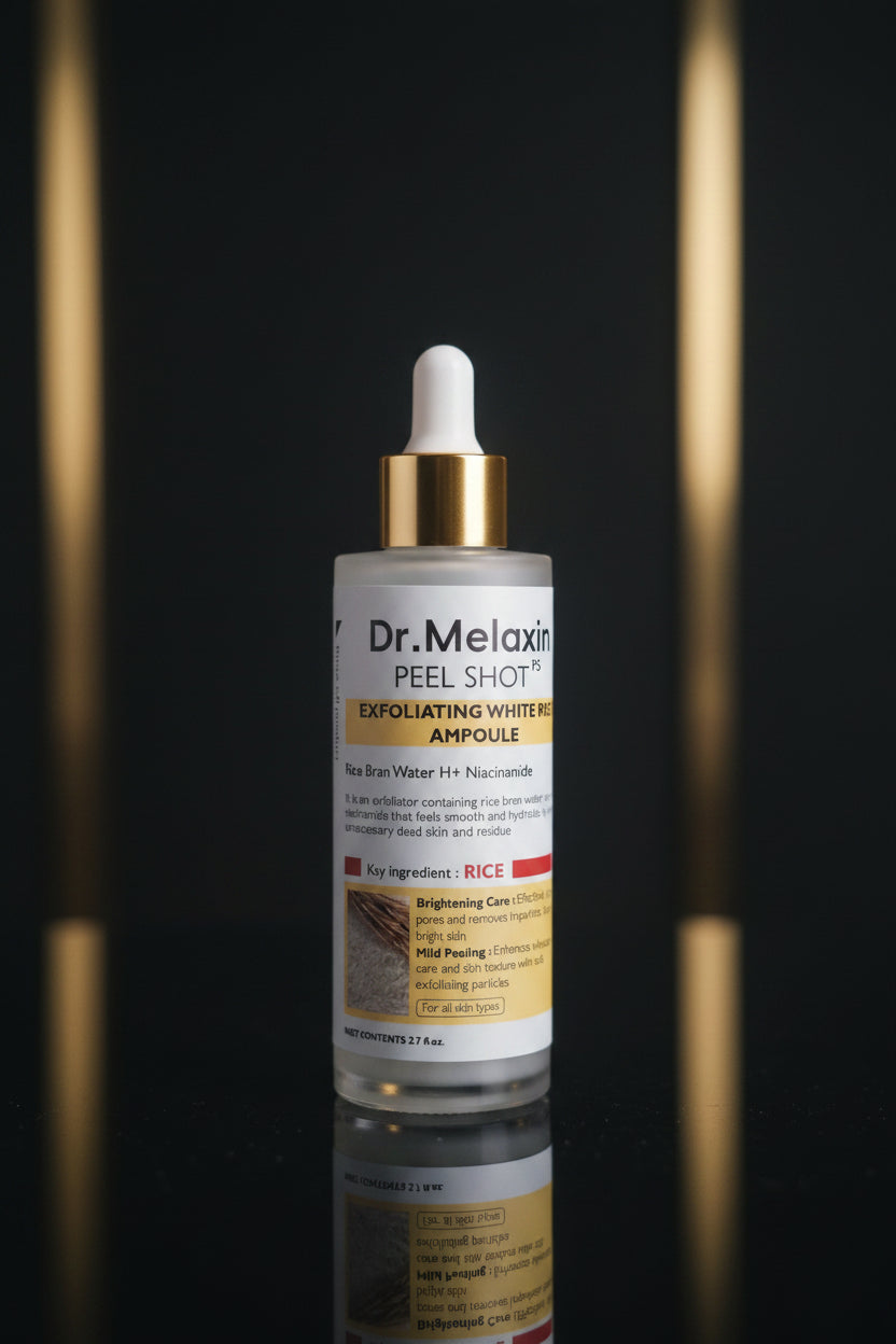 DR. MELAXIN Exfoliating White Rice Ampoule PEEL SHOT
