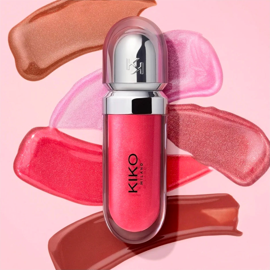 KIKO Milano 3D Hydra Lip Gloss – High Shine, Hydrating, Plumping, Non-Sticky, Moisturizing Lip Makeup